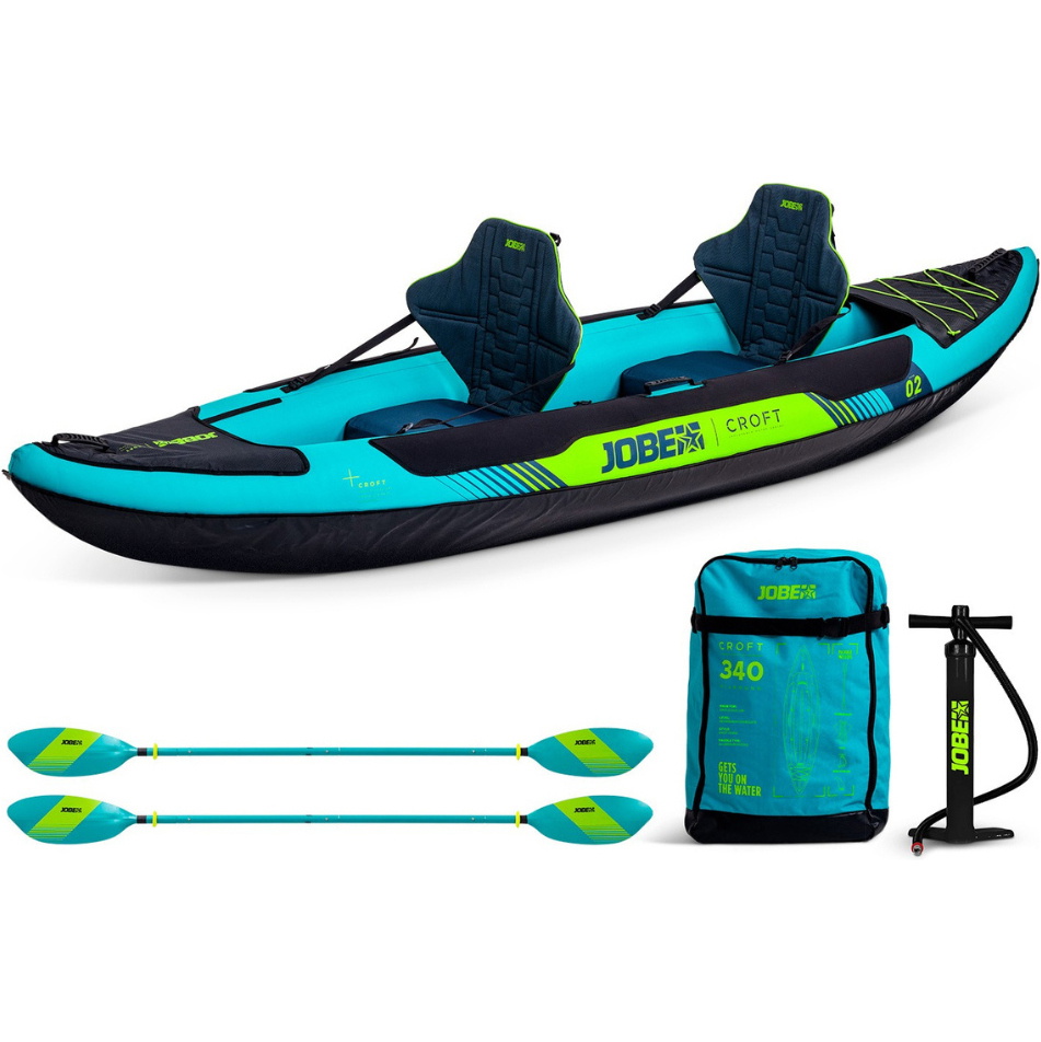 2026 Jobe Croft Paquete Kayak Hinchable 600024001 - Teal